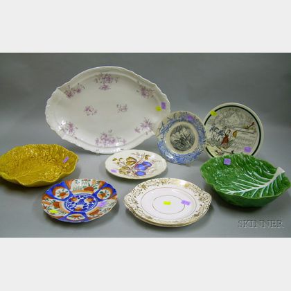 Group of Assorted Decorated Ceramic Tableware