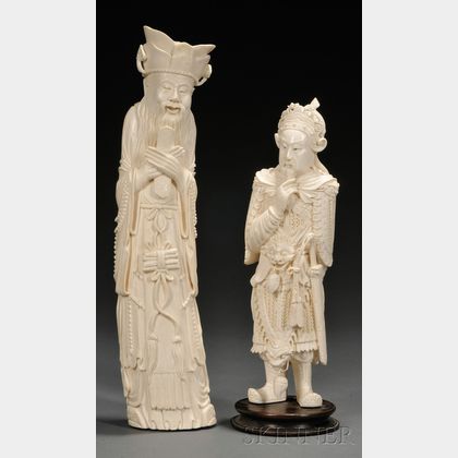 Two Ivory Carvings