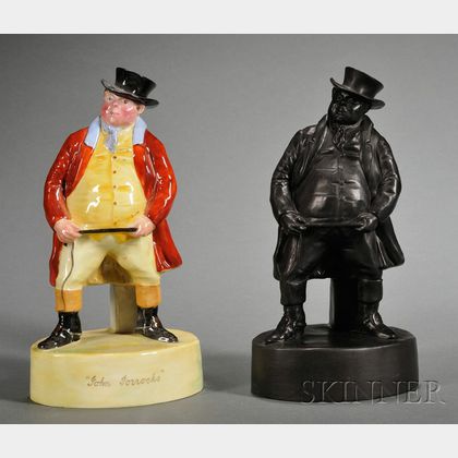 Two Wedgwood Figures of John Jorrocks