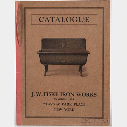 Illustrated J.W. Fiske Iron Works Catalog