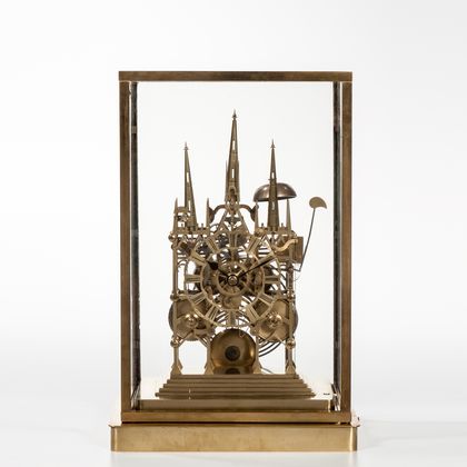 Litchfield Cathedral Striking Skeleton Clock
