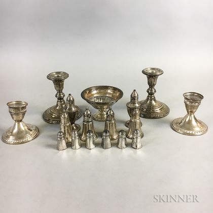 Group of Sterling Silver Weighted Tableware