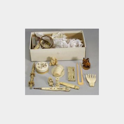 Large Lot of Assorted Ivory Pieces