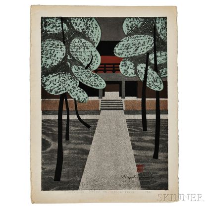 Kiyoshi Saito (1907-1997),Miyoshin-ji Kyoto (A)