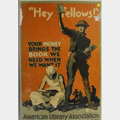 WWI John E. Sheridan Hey Fellows! Poster