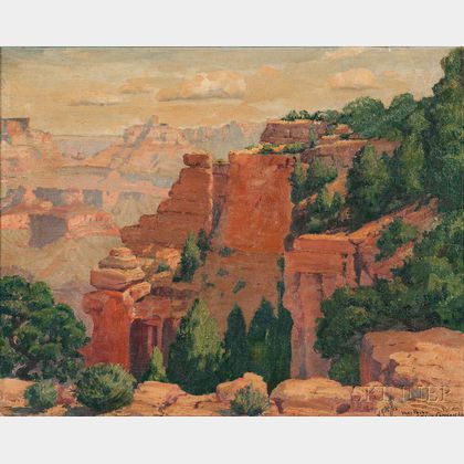 Joseph Roy (J.R.) Willis (American, 1876-1960) Yaki Point, Grand Canyon