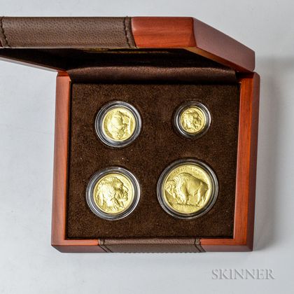 2008-W American Gold Buffalo Uncirculated Four-coin Set