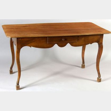 French Provincial Fruitwood Kitchen Table
