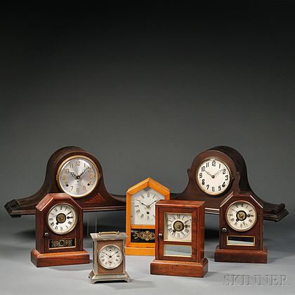 Seven Connecticut Shelf Clocks