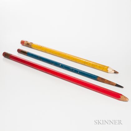 Three Oversize Pencils