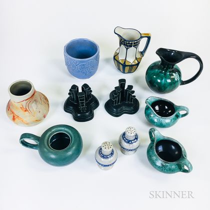 Ten Pieces of Mostly American Pottery