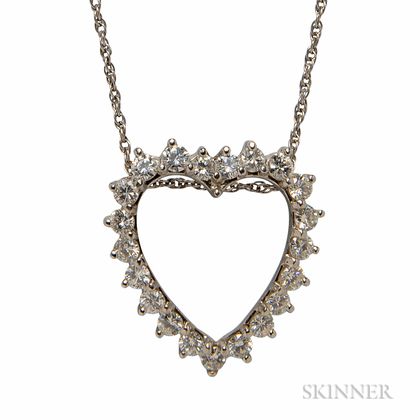 14kt Gold and Diamond Pendant Necklace
