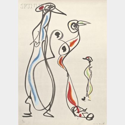 Max Ernst (German, 1891-1976) Plate VI