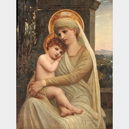 Napoleone Parisani (Italian, 1854-1932) Madonna and Child