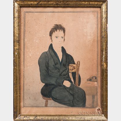 Joseph Partridge (American, 1792-1833) Portrait of Joseph Chapman