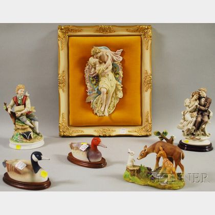 Six Ceramic Figurals and Figural Groups