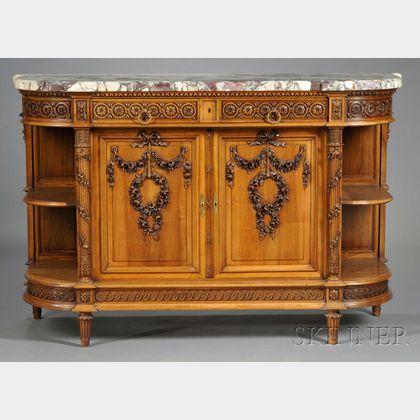 Louis XVI-style Oak Sideboard