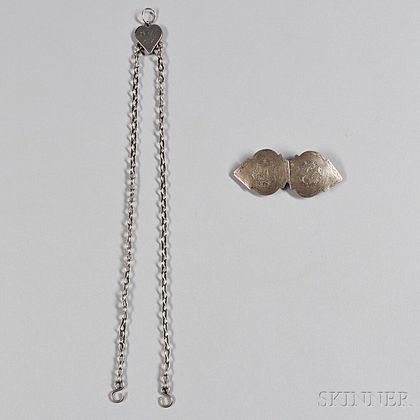 Two 18th Century Silver Objects