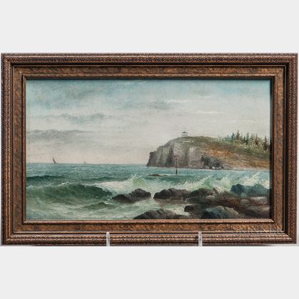 George M. Hathaway (America/England, 1852-1903) Coastal Landscape
