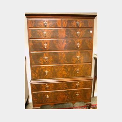 Irving & Casson/A.H. Davenport Queen Anne Style Mahogany Highboy