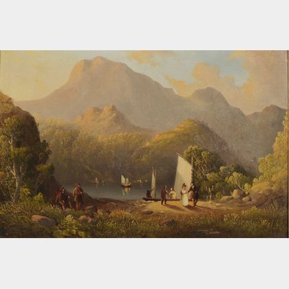 Samuel B. Foster (American, b. 1833) Loch Katrine, from Scott's Lady of the Lake