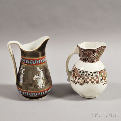 Two Ceramic Pitchers
