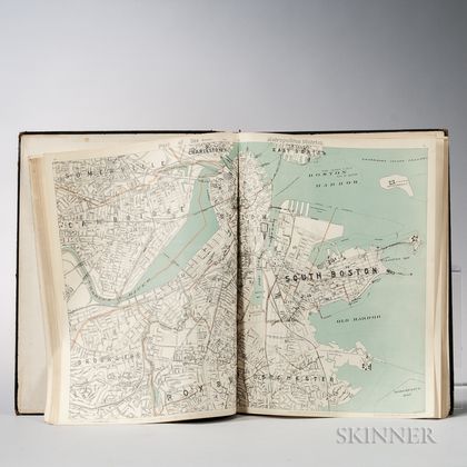 Atlas of Massachusetts , Two Editions.