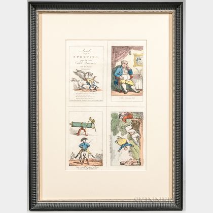 Framed Comedic Prints from Annals of Sporting 