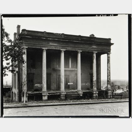 Walker Evans (American, 1903-1975) Abandoned Antebellum Plantation House, Vicksburg, Mississippi