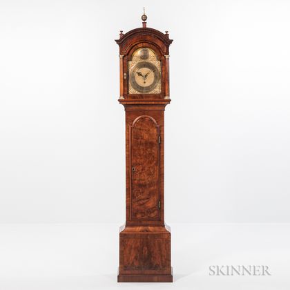 Diminutive London Time and Alarm Longcase Clock