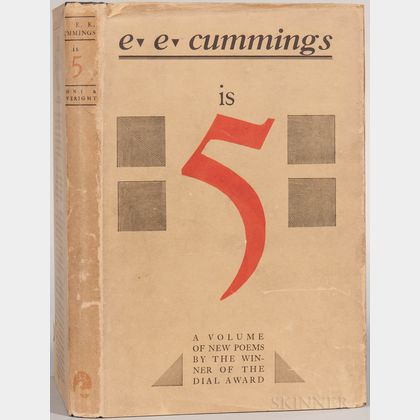 Cummings, Edward Estlin (1894-1962) is 5 , Signed First Edition.