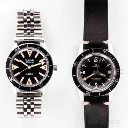 Miconos "Submarine" Automatic Wristwatch and a Monvis Dive Watch