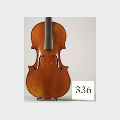 French Violin, Gustave Bernardel, Paris, 1901